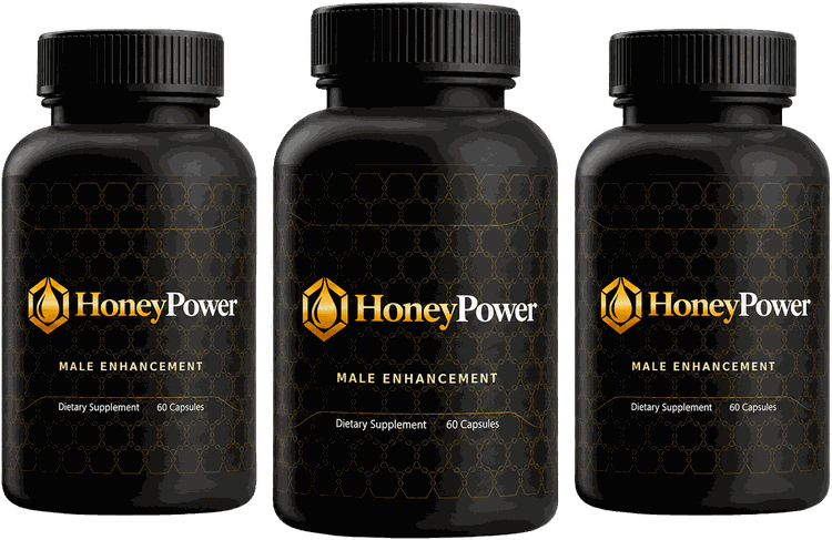 Three bottles of HoneyPower