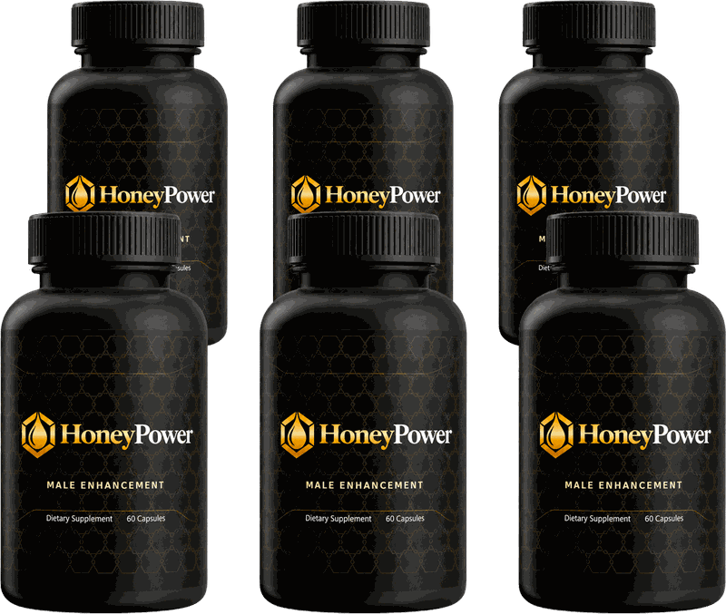 Six bottles of HoneyPower